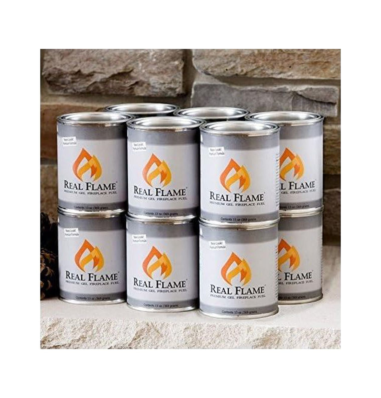 Quexis Traditional 12 Pack of 13 oz Isopropyl Alcohol Gel Fuel Cans for