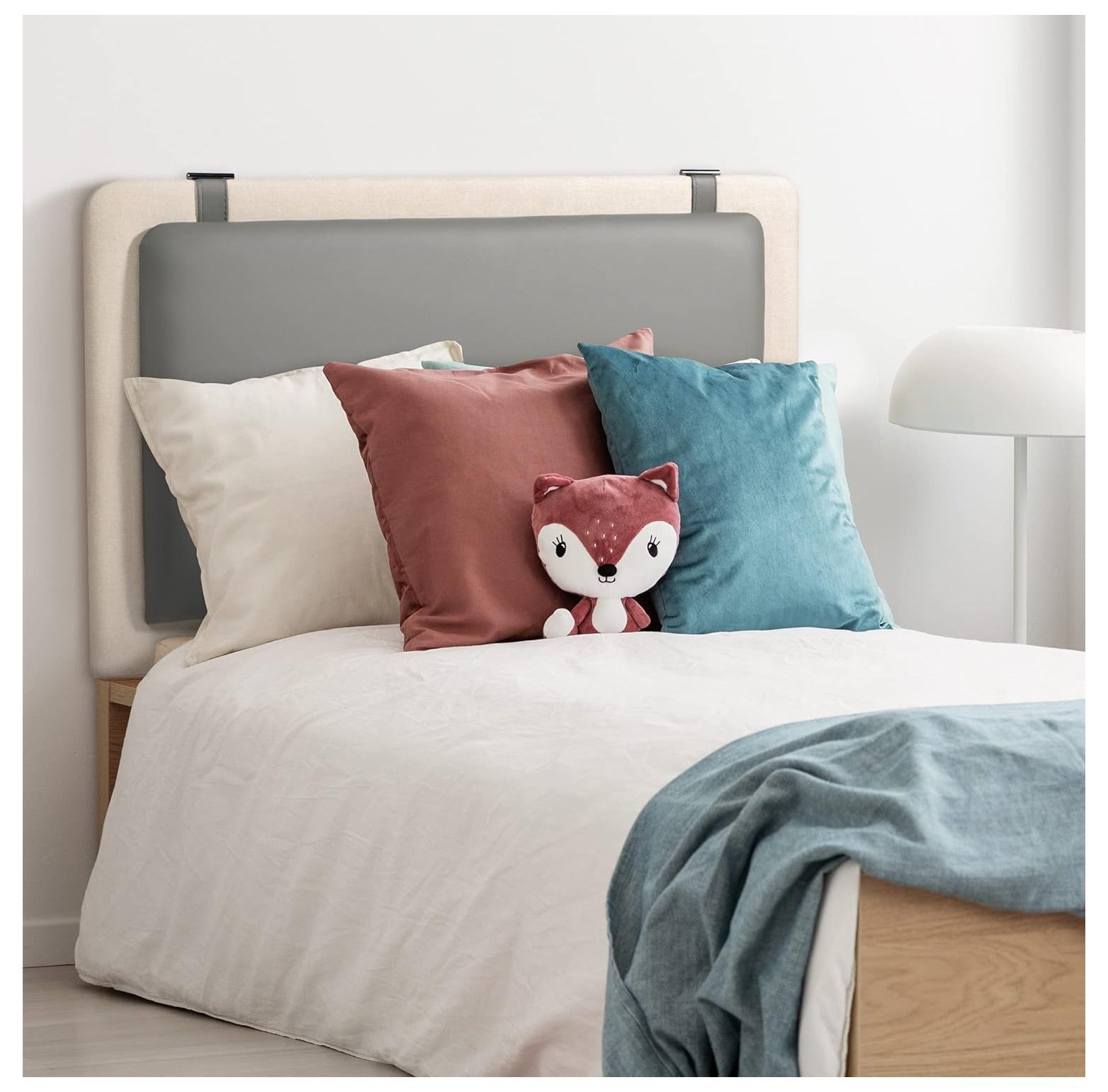 Quexis Wall Mount Upholstered Headboard for Size Bed, Modern Style