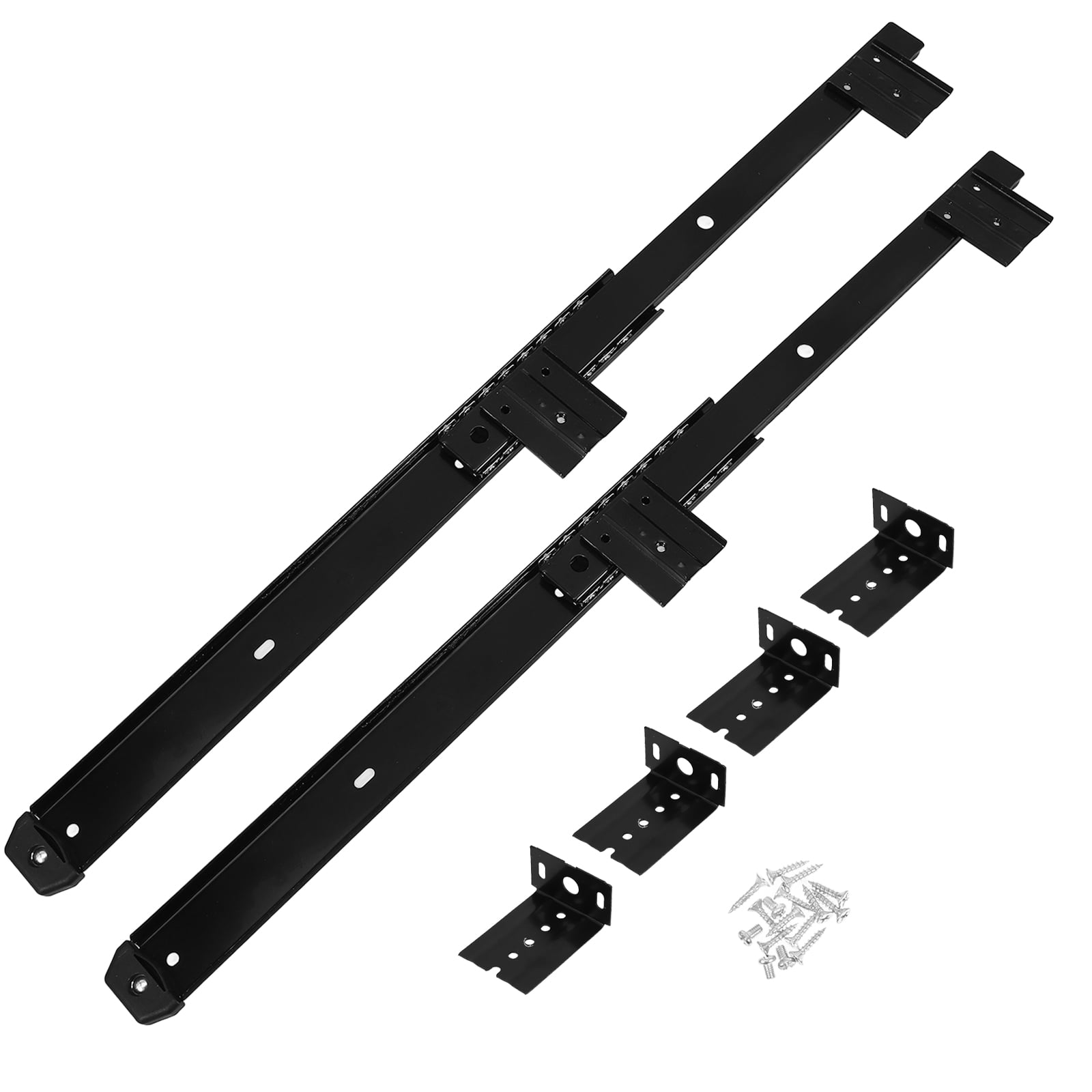 Qugx 1 Set Keyboard Tray Slide Drawer Rail Glide And Slide