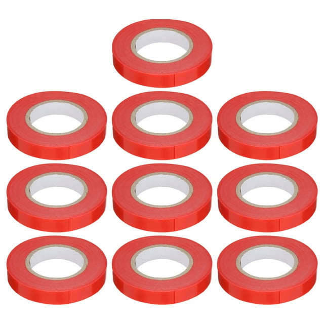 Qugx 10 Rolls Gardening Tying Machine PVC Tapes 30m Universal Plant Tie