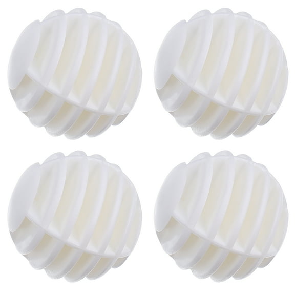 BESTONZON 10Pcs Indoor Balls Synthetic Rubber for Pet Playtime White