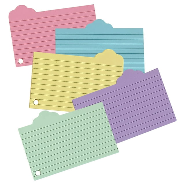 Qugx 125 Sheets Cloud Index Memo Pads Notepads Memo Pads Blank Lined