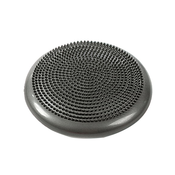 BESTONZON Grey Wobble Cushion for Exercise Core Stability and Improved Body Posture with Hand Pump