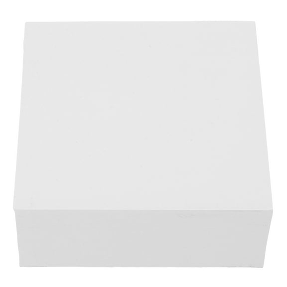 Qugx 400pcs Non Sticky Blank Notes Cube White Note Paper Memo Pad Cubes Note Pads Taking Reminders Sheets for Home Office Writing Supplies