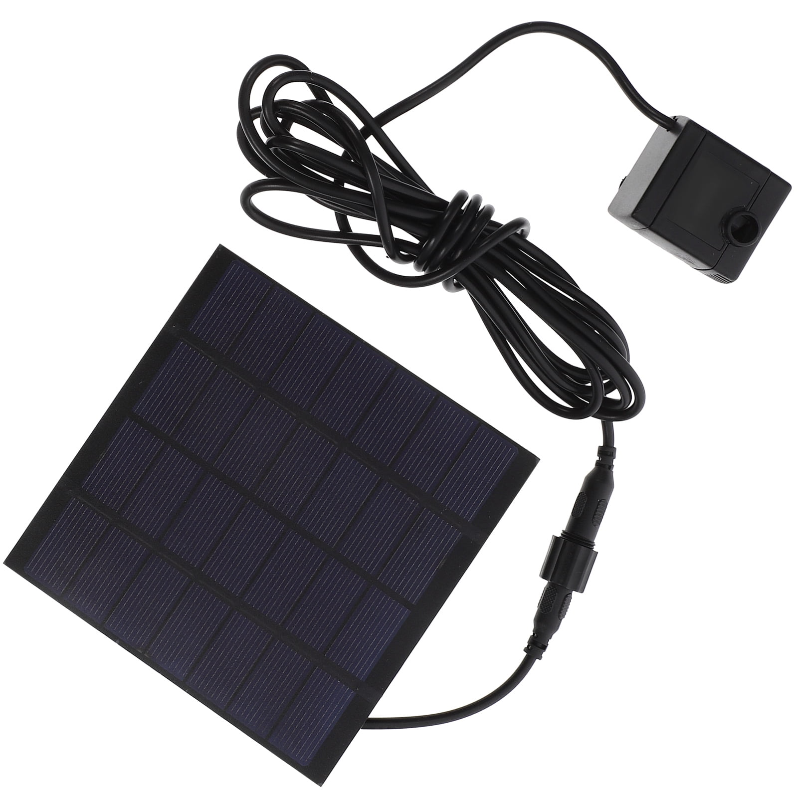 Qugx 7V 1W 180L/H Solar Power Water Pump Aquarium Fountain Pool Garden
