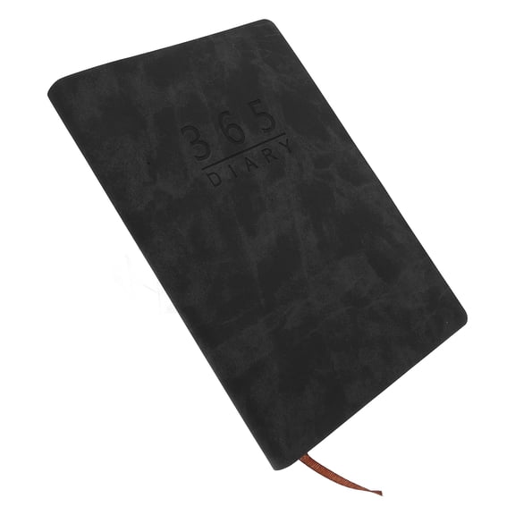 BESTONZON Portable 2025 Date Planner Black PU Material Academic and Household Organizer