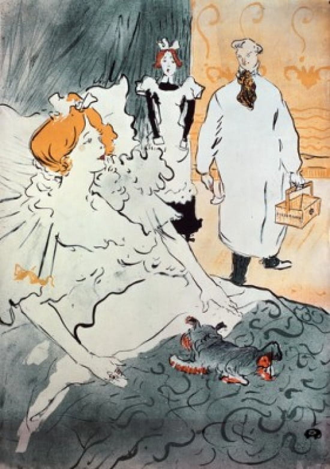 Qui LArtisan Moderne Henri de Toulouse-Lautrec (1864-1901 French) Lithograph Canvas Art - Henri de Toulouse-Lautrec (18 x 24)