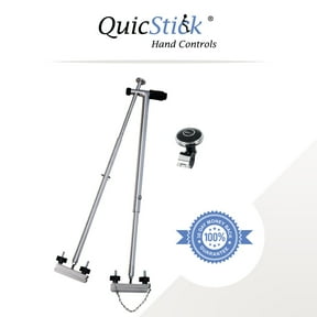 QuicStick Portable Car Hand Controls for Disabled Drivers, Handicap Driver Hand Control, Hand Controlled Car, Portable Hand Controls for Vehicles For Temporary or Permanent Disability