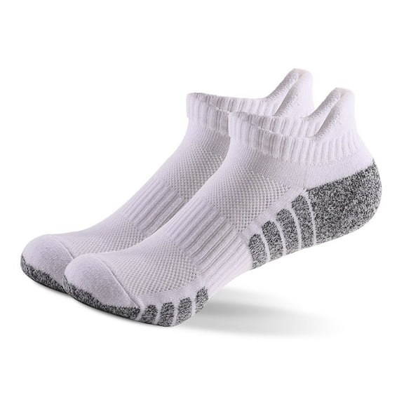 Quick 6 Pairs Sports Ankle Socks  Athletic Low-cut Socks Thick Knit Autumn Winter Socks Outdoor Fitness Breathable Quick Dry Socks Wear-resistant Warm Socks Lightweight Anti-skid
