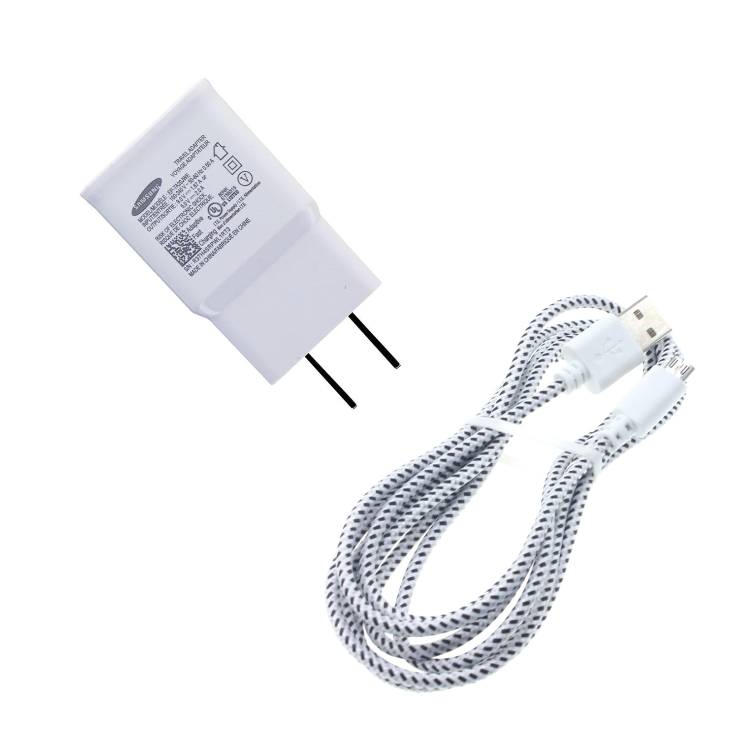 Quick 6ft USB Cable Fast Home Charger for LG Aristo 5 Phones - Power Adapter Travel Wall AC Plug Cord Wire MicroUSB L9J Compatible With LG Aristo 5 Models