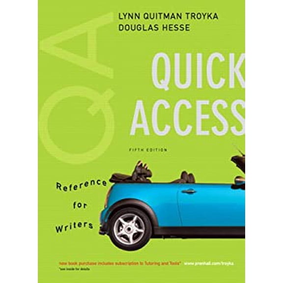 Pre-Owned Quick Access, Reference for Writers (Spiral-bound) 0131952269 9780131952263