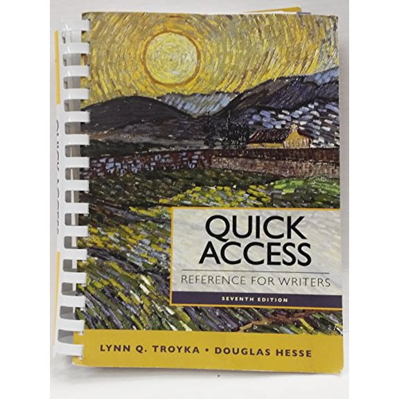 Pre-Owned Quick Access Reference for Writers (Spiral-bound) 0205903614 9780205903610