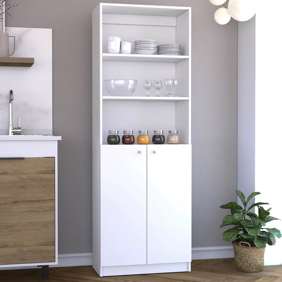 Quick-Access Upper Shelving / Clutter-Free Organization in Multiple Rooms