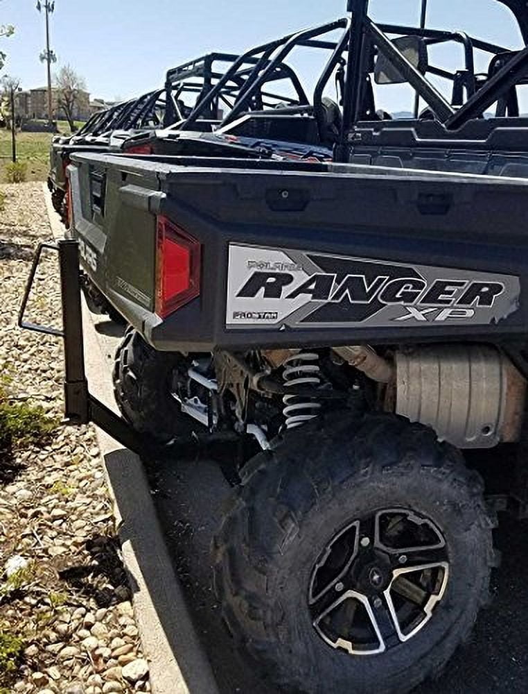 Quick Adjust UTV/ATV Receiver Hitch Spare Tire Carrier (Length 17 ...