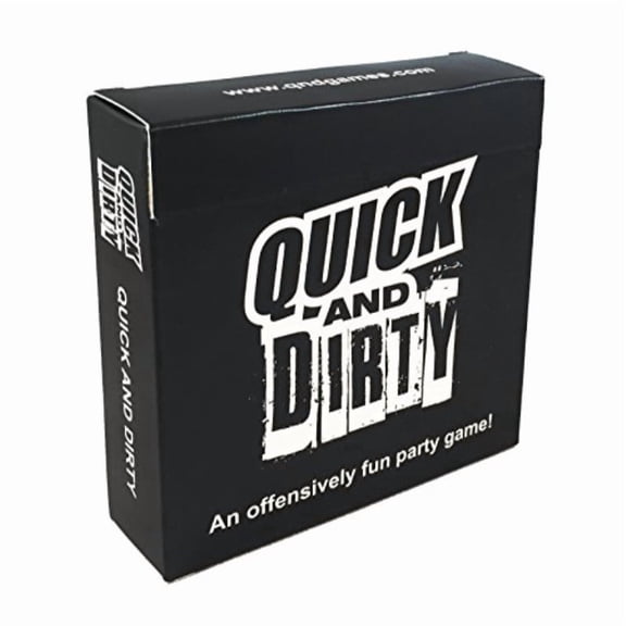 Quick And Dirty An Offensively Fun Party Game Funny Social Party Game Great For A Party, Game Night, Birthday, Tailgate