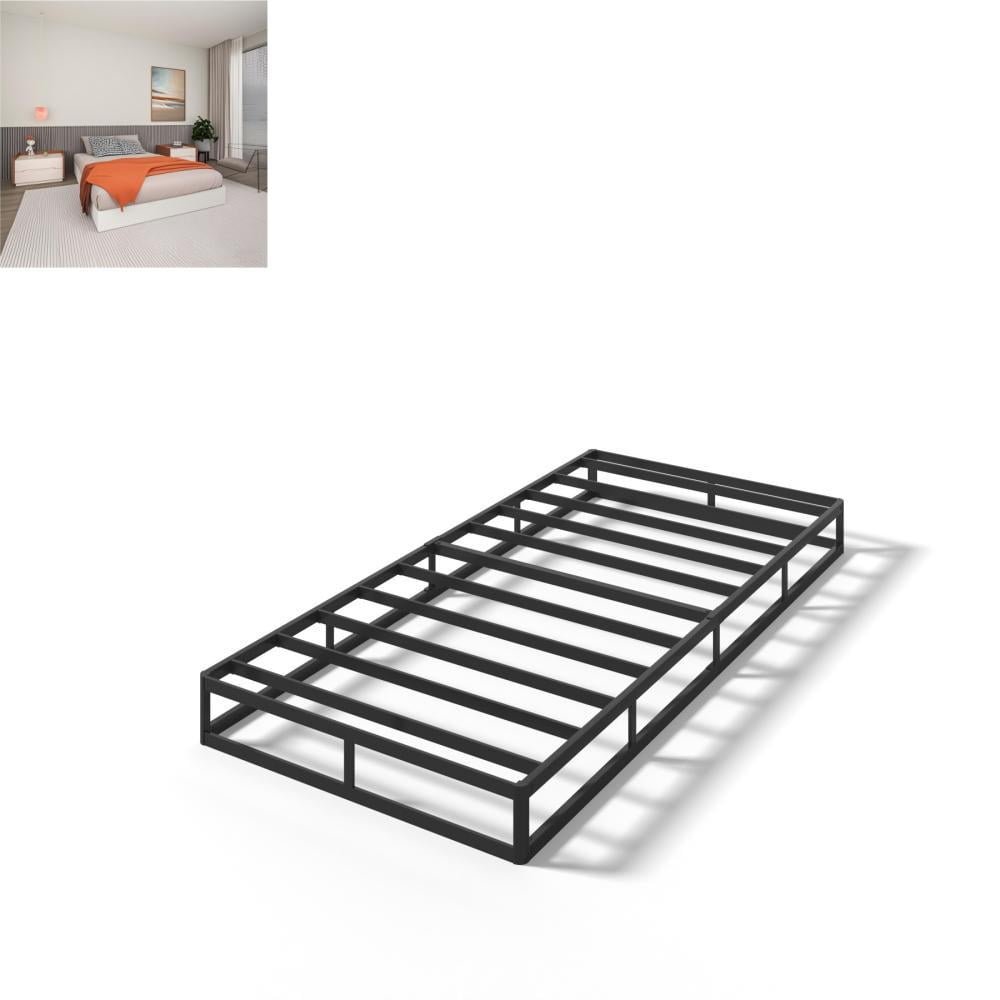 Quick Assembly Box Spring Mattress Foundation, Heavy Duty Metal Frame ...
