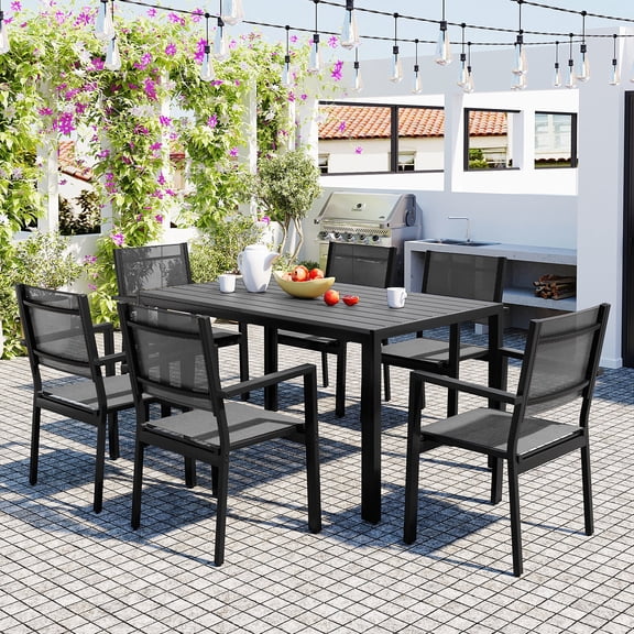 Quick Assembly Steel Dining / For Patio Entertaining