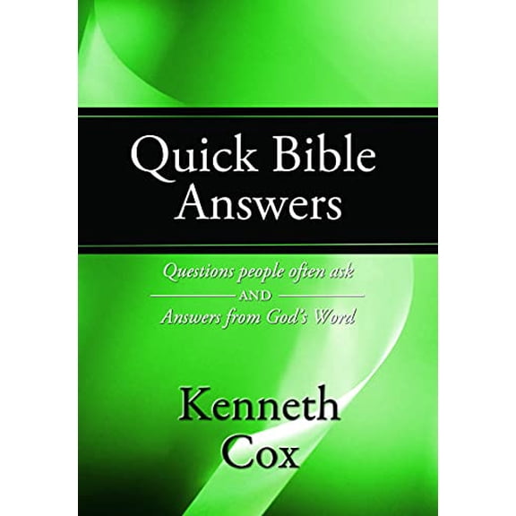 Pre-Owned Quick Bible Answers -Questions People Often Ask and Answers from God's Word Paperback