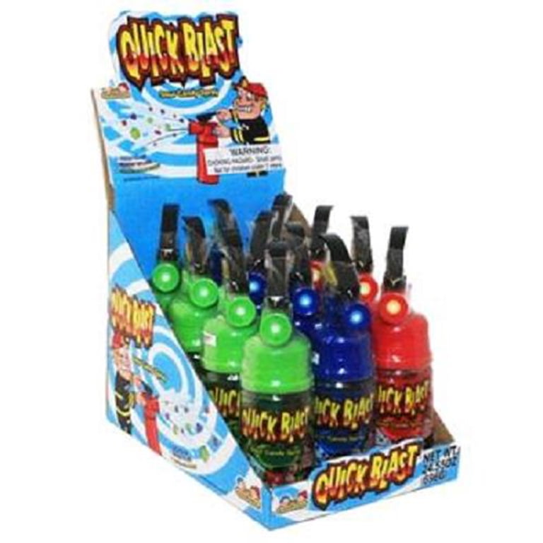 Kidsmania Quick Blast Sour Candy Spray 12 Pack - Fire Extinguisher Shaped  Containers - Walmart.com
