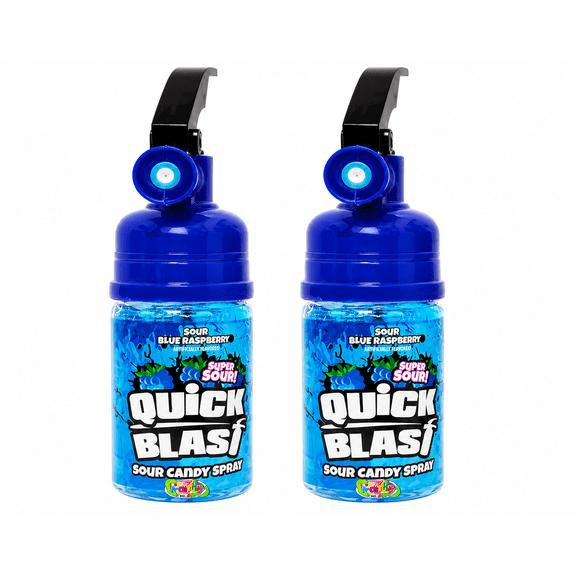 Quick Blast Sour Candy Spray, Blue Raspberry, 2-Pack