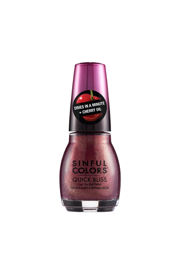 Quick Bliss - Fast & Fierce Collection Nail Polish, 2674 Flushed, 0.5 oz