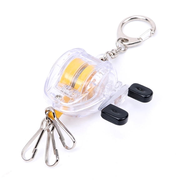 Quick Buckle Key Chain Portable Girfriend Gift Key Ring Lightweight 5x5.5cm Clear Fishing Parts Fishing Tackle Fly Fishing Reel