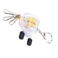 thumbnail image 1 of Quick Buckle Keychain Fishing Reel Keychain Fishing Accessories Telescopic Buckle Buckle Retractable Wire Rope, 1 of 8