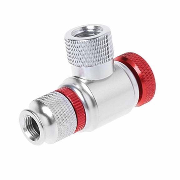 Quick CO2 Tire Inflator, Bike Adapter with Nozzle for Road Mountain Bikes, Portable Inflation Accessory