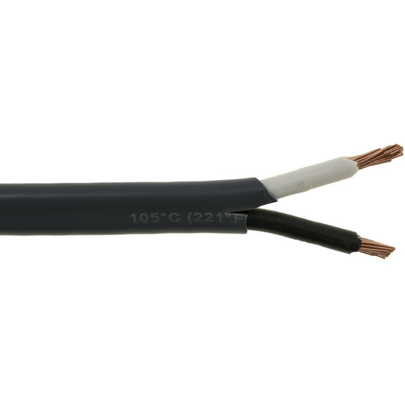 Quick Cable 233104-100 Multi-Conductor Flat Jacketed Control Cable - 10/2, 100'