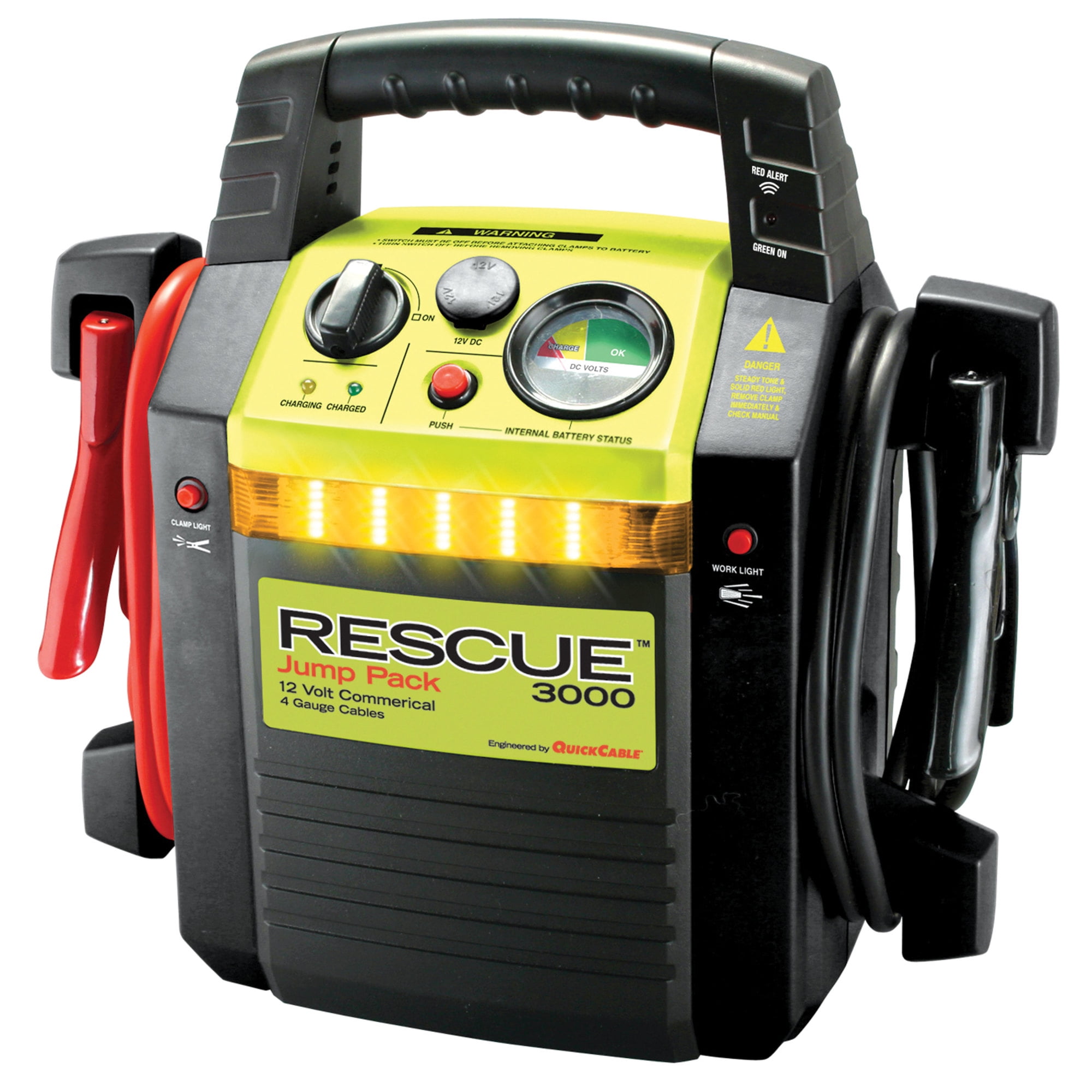 Quick Cable 604055-001 Rescue Pack 3000 Booster Pack - Walmart.com