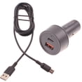 thumbnail image 1 of Quick Car Charger for T-Mobile REVVL Tab - 36W 2-Port USB Cable Type-C PD Power Adapter DC Socket for T-Mobile REVVL Tab, 1 of 6