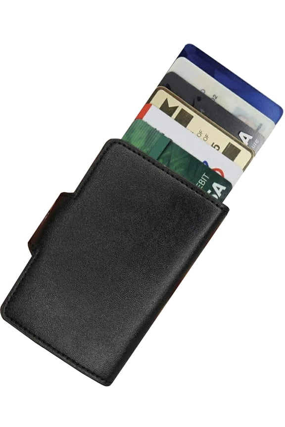 Quick Card Wallet - Protects Against Identity Theft & Fraud RFID Blocking Sleek Design Aluminum Card Holder - MEN WOMEN