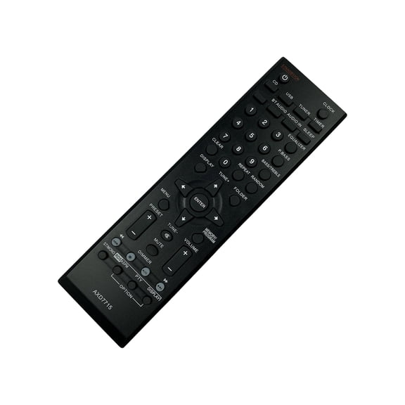 Quick Change Battery Remote Control for AXD7715 Television Providing Ergonomic Handle Broad Compatibility