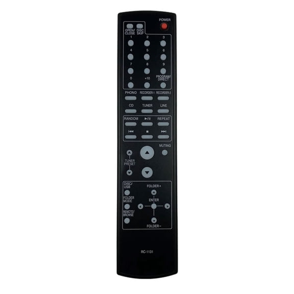 Quick Change Battery Remote Control for RC1131 Television Providing Ergonomic Handle Broad Compatibility