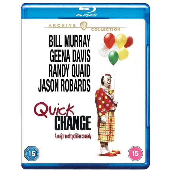 Quick Change (Blu-ray) Randy Quaid Bill Murray Geena Davis Jason Robards Kimberleigh Aarn