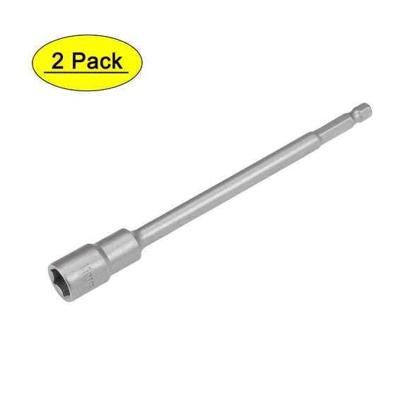 Quick-Change Hex Shank Magnetic Nut Setter Driver Drill Bit, Metric, 11mm