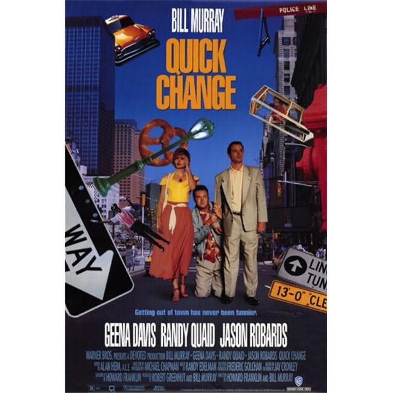 Quick Change Movie Poster 11 x 17 in.