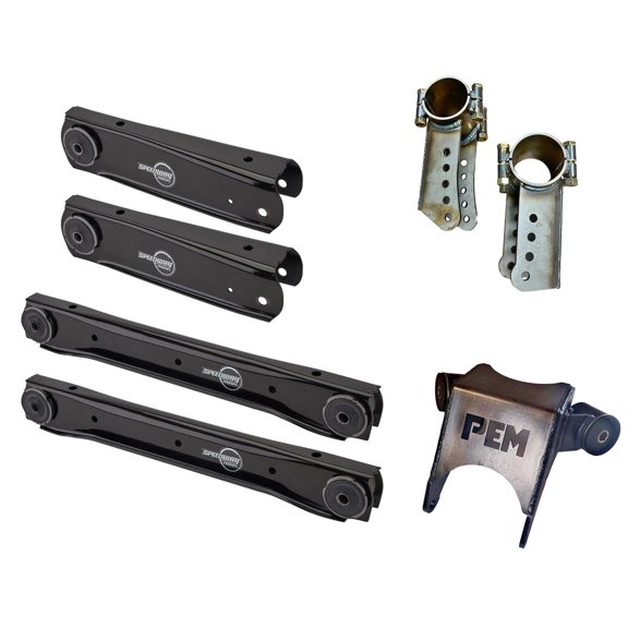 Quick Change Rear End Upper, Lower Mounts and Metric Control Arms