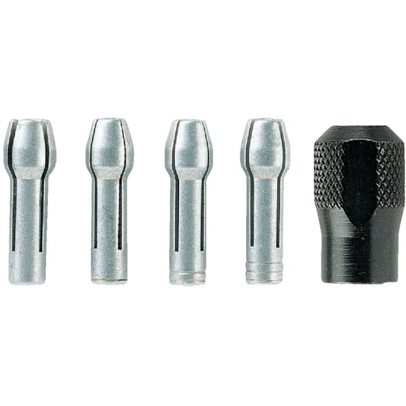 Quick Change Rotary Tool Collet Nut Set - Pack of 4