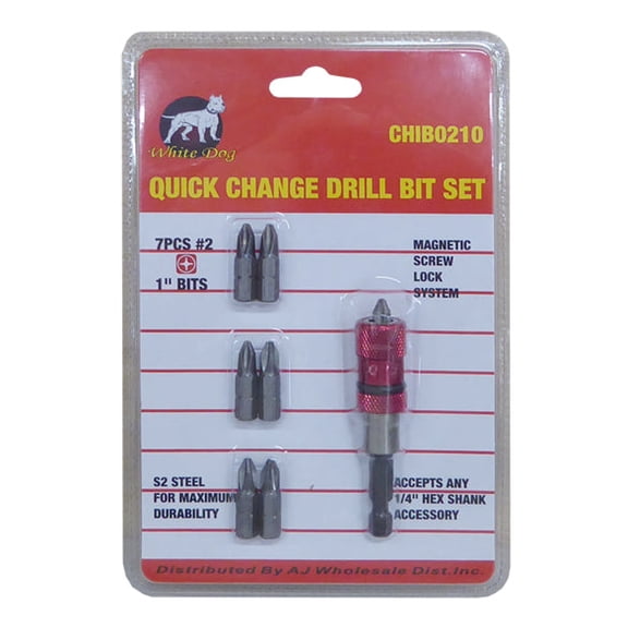 Quick Change Snap Screwdriver Drill Bit Driver Set