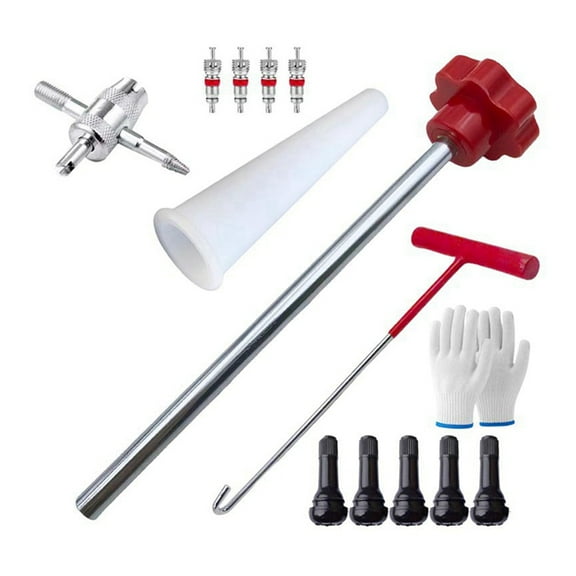 Quick Change Tire Valve Tool Kit Stem for TR413 Replacement and Installation 13pc B