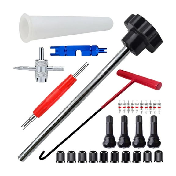 Quick Change Tire Valve Tool Kit,Tire Valve #STEM# Core Quickly Replacement Tool Kit for Cars,Perfect Tool for Replacing Leaky Valves in Cars,ATVs,Trucks,Motorcycles H6N7 By NZRUANE