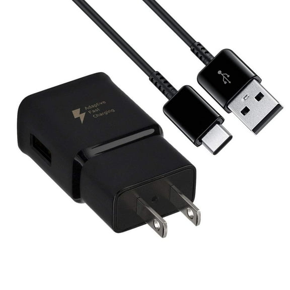 Quick Charger for Galaxy S10/ S10e/ S10 Plus Adaptive Fast Charging Type-C 2.0 Cable Include 1 Cable (4 ft), 1 Wall Charger -Type-C Phones (S8 & S9 Compatible) 50% Fast Charging