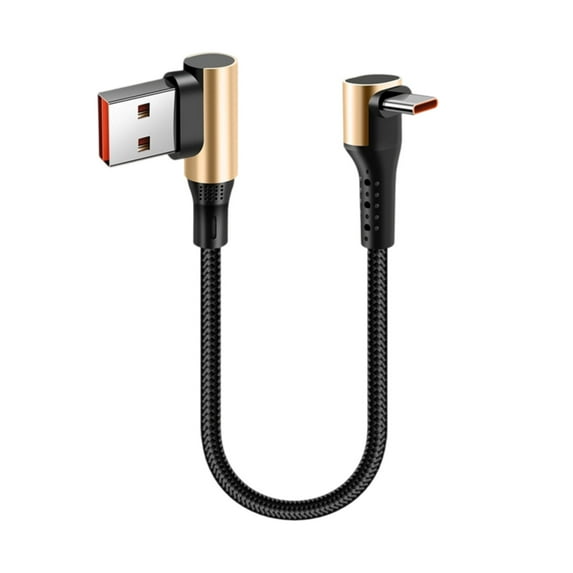 Quick Charging USB Type C Cable Short Length Braided Cord for Fast and Reliabled Charging Line