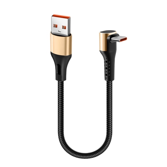 Quick Charging USB Type C Cable Short Length Braided Cord for Fast and Reliabled Charging Line