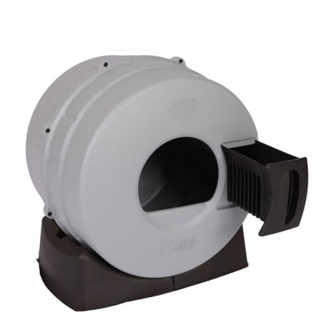 Recycled Gray Quick Clean Cat Litter Spinner Box