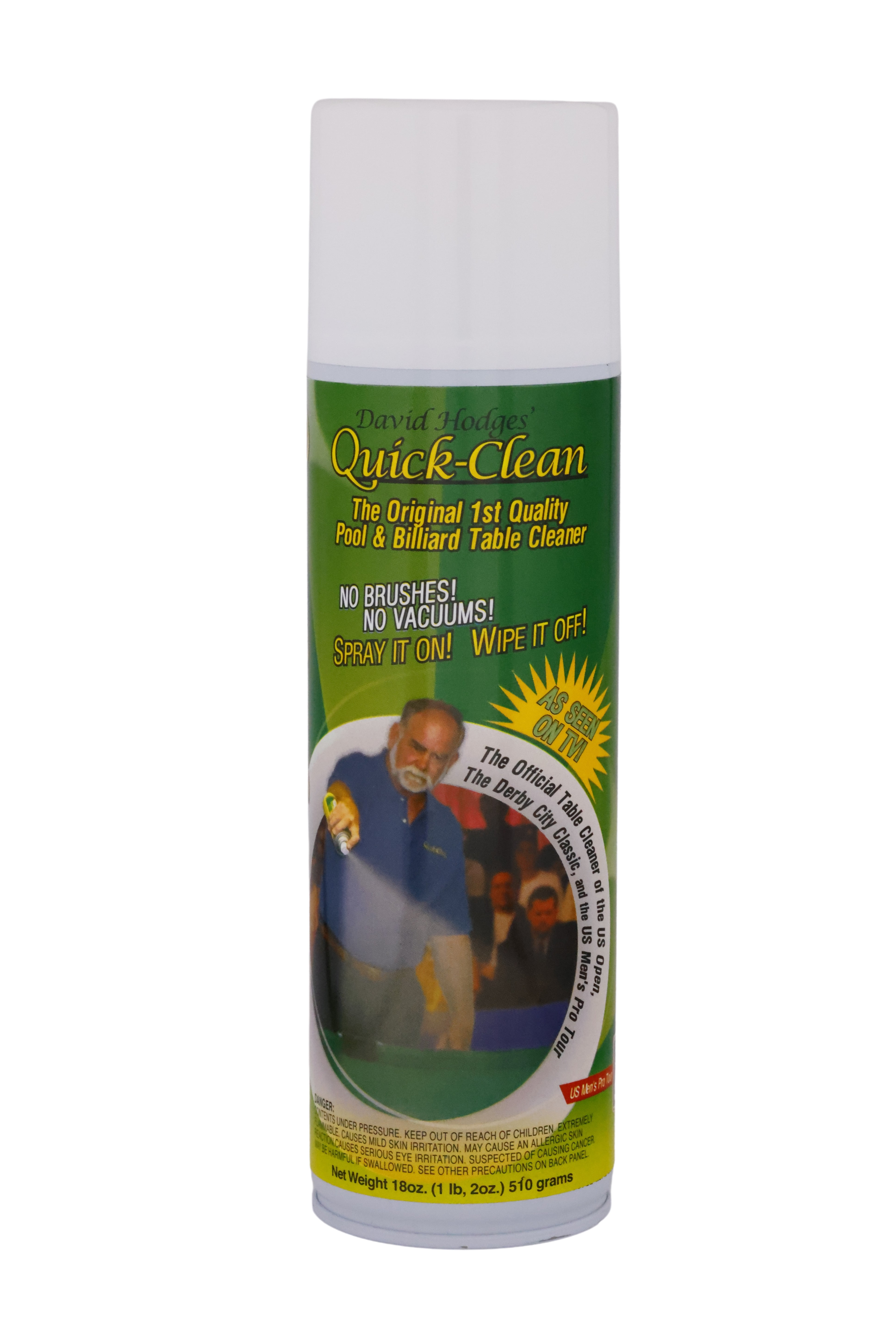David Hodges Quick-Clean Pool and Billiard Table Felt Cloth Cleaner ...