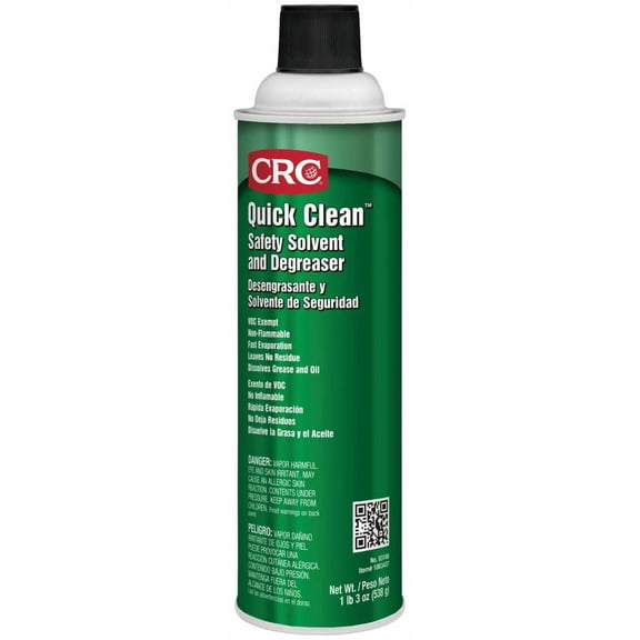 NOBRAND Quick Clean Safety Solvent Cleaner Degreaser - Solvent-Based - 19 oz, Clear