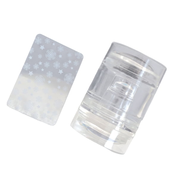 Quick Clean Silicone Nail Art Stamper Set for Professional Home Manicures