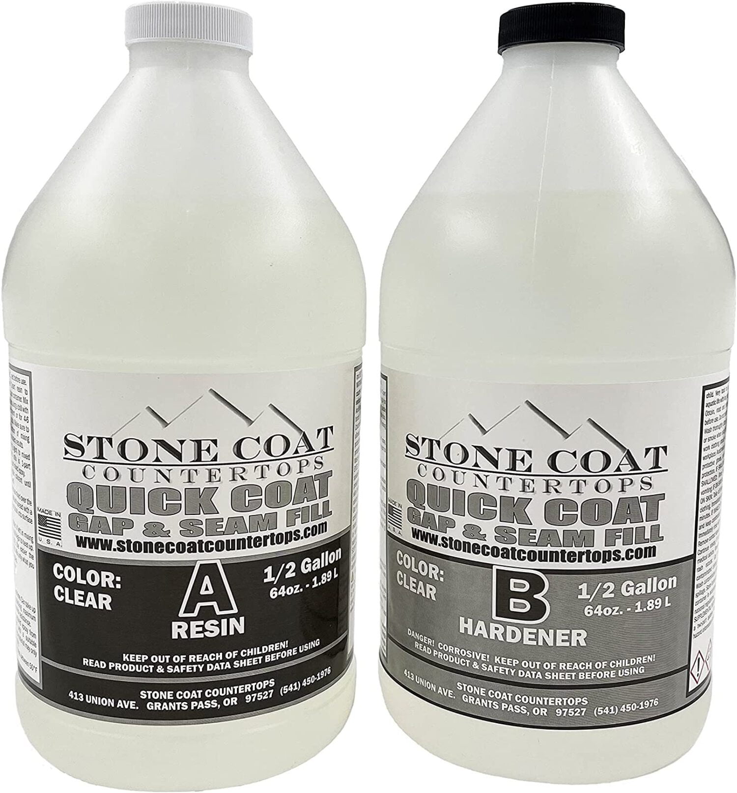 Stone Coat Floor Patch Epoxy Gel - Easy to Apply, Fills Gaps and